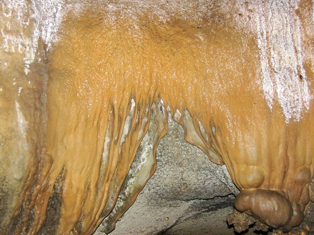 orange limestone formation